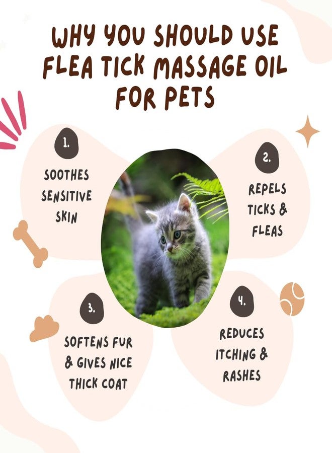 Coco Crush Natural Neem Anti Tick and Flea Dog Massage Oil | for All Types of Dogs & Cats | Anti Itch Oil with Coconut, Neem & Lemongrass | 100% Pure, Organic, Paraben Free (100ML) - Image 2